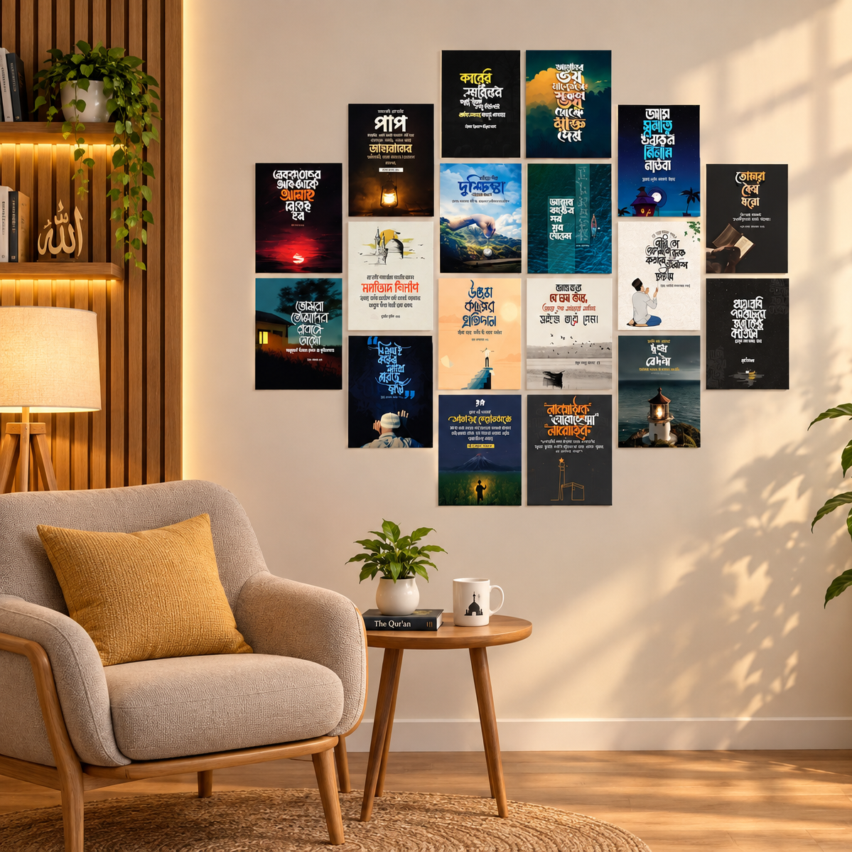 18 Piece 8x6 Pvc Board Wall Canvas